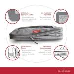 LeanTravel Compression Packing Cubes - 6-Pack Set