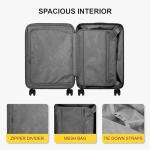 LEVEL8 Grace 20-Inch Expandable Carry-On Luggage