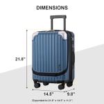 LEVEL8 Grace 20-Inch Expandable Carry-On Luggage