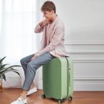Mixi 26-Inch Avocado Green Hardshell Suitcase