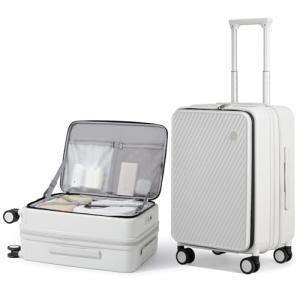 Mixi 20" Expandable Carry-On Luggage with Spinner Wheels
