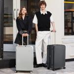 Mixi 20" Expandable Carry-On Luggage with Spinner Wheels