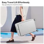 Mixi 20" Expandable Carry-On Luggage with Spinner Wheels
