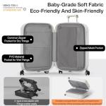 Mixi 20-Inch Hard Shell Carry-On Suitcase