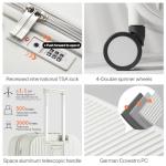 Mixi 20-Inch Hard Shell Carry-On Suitcase