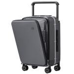 Mixi 20-Inch Luxury Carry On Luggage - Rock Grey