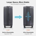Mixi 26 Inch Expandable Spinner Luggage Suitcase