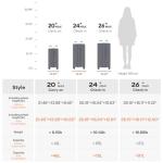 Mixi 26 Inch Expandable Spinner Luggage Suitcase