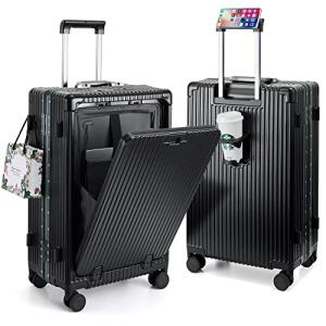 MRPLUM Hardside Carry On Luggage with USB Port