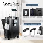MRPLUM Hardside Carry On Luggage with USB Port