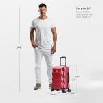 DUKAP ZONIX 20-Inch Lightweight Spinner Suitcase