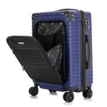 DUKAP TOUR 20 Inch USB Spinner Luggage - Blue