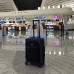 DUKAP TOUR 20 Inch USB Spinner Luggage - Blue