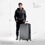 DUKAP INTELY 32" Hardside Suitcase with Gel Handle