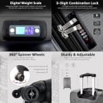 DUKAP INTELY 32" Hardside Suitcase with Gel Handle