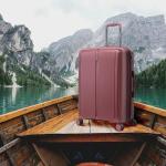 DUKAP AIRLEY 28" Expandable Spinner Luggage - Wine