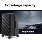 NINETYGO 29-Inch Large Spinner Luggage - Onyx Black