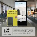 NINETYGO Airline Approved 22" Carry-On Luggage