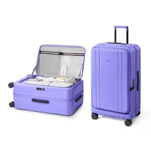 NINETYGO 24-Inch Expandable Checked Luggage - Purple