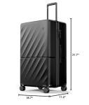 NINETYGO 29-Inch Large Spinner Luggage - Onyx Black