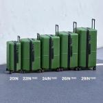 NINETYGO 20 Inch Carry-On Suitcase with Spinner Wheels