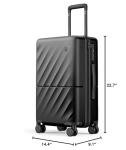 NINETYGO 20 Inch Carry-On Suitcase with Spinner Wheels