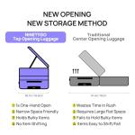 NINETYGO 28-Inch Expandable Checked Luggage - Pink