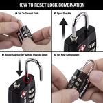 TSA-Approved Black Luggage Lock by Master Lock