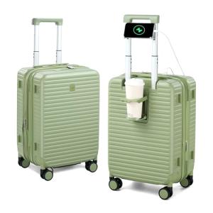 HanTrip 20 Inch Expandable Hard Shell Carry-On Luggage