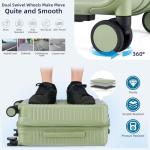 HanTrip 20 Inch Expandable Hard Shell Carry-On Luggage