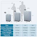 HanTrip 28-Inch Hard Shell Spinner Suitcase
