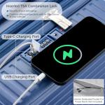 HanTrip 20-Inch Hard Shell Carry-On Suitcase