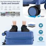 HanTrip 20-Inch Hard Shell Carry-On Suitcase