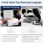 HanTrip Expandable Hard Shell Luggage Set - 2 Pieces