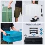HanTrip 20-Inch Hard Shell Carry-On Suitcase