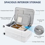 HanTrip Expandable Hard Shell Luggage Set - 2 Pieces