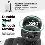 AnyZip 21" Hardside Carry-On Luggage for Kids