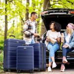 AnyZip 3 Piece Lightweight Hardside Luggage Set