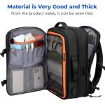 Expandable 35L Carry-On Travel Backpack for Airplanes