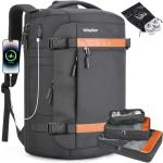 42L Travel Backpack with Packing Cubes & USB Port