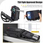 42L Travel Backpack with Packing Cubes & USB Port