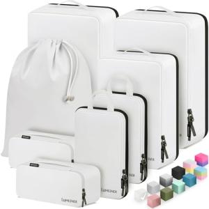 Velaybor 8-Pack Compression Packing Cubes for Travel