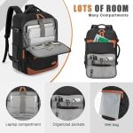 40L Water-Resistant USB Travel Laptop Backpack