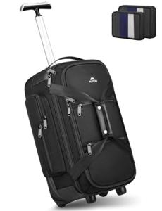 MATEIN 21-Inch Wheeled Duffle Bag with Pockets