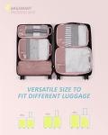 BAGSMART 6-Piece Lightweight Compression Packing Cubes