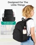 BAGSMART Women's Quilted Travel Laptop Backpack