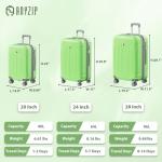 AnyZip Expandable 28-Inch Hardside Spinner Luggage