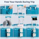 HanTrip 20-Inch Hard Shell Carry-On Suitcase