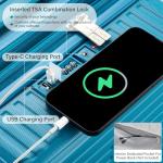 HanTrip 20-Inch Hard Shell Carry-On Suitcase