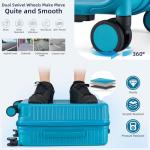 HanTrip 20-Inch Hard Shell Carry-On Suitcase